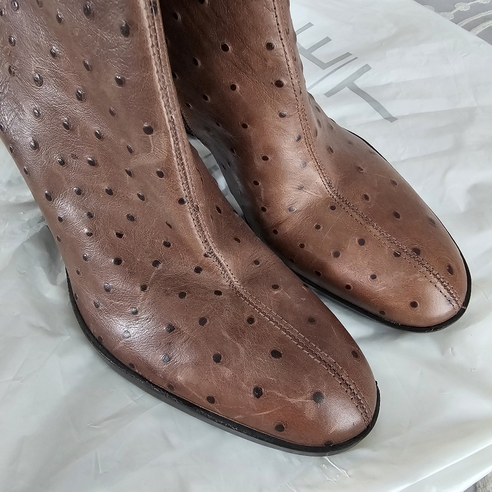 Nine West Brown Heeled Boots - Picture 4 of 6